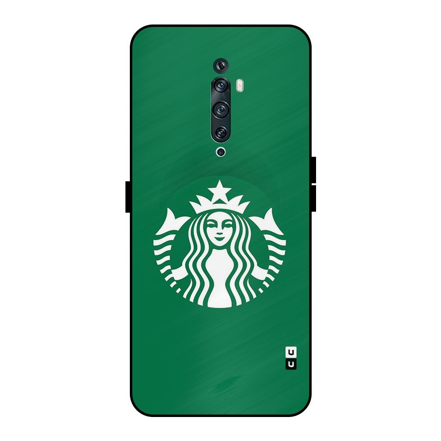 Lady StarBucks Metal Back Case for Oppo Reno2 Z