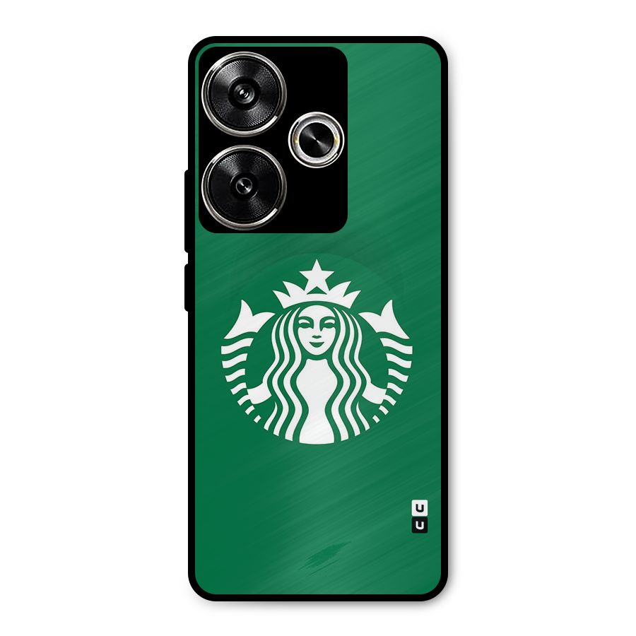 Lady StarBucks Metal Back Case for Poco F6
