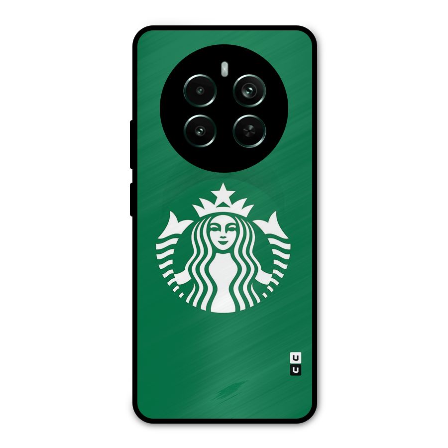Lady StarBucks Metal Back Case for Realme 12 Pro Plus