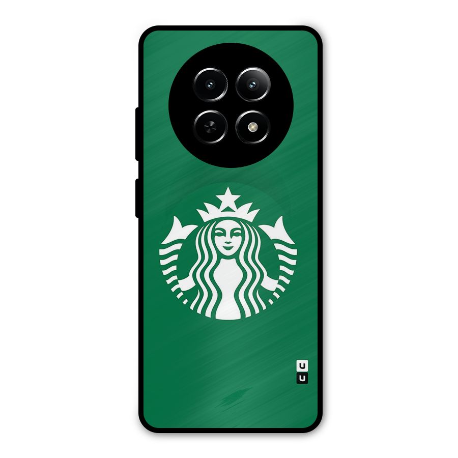 Lady StarBucks Metal Back Case for Realme 12x 5G