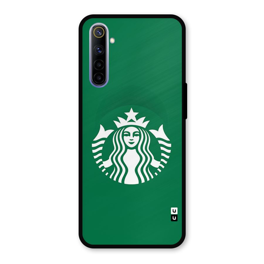 Lady StarBucks Metal Back Case for Realme 6