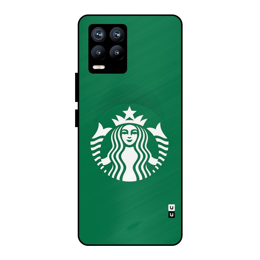 Lady StarBucks Metal Back Case for Realme 8 Pro