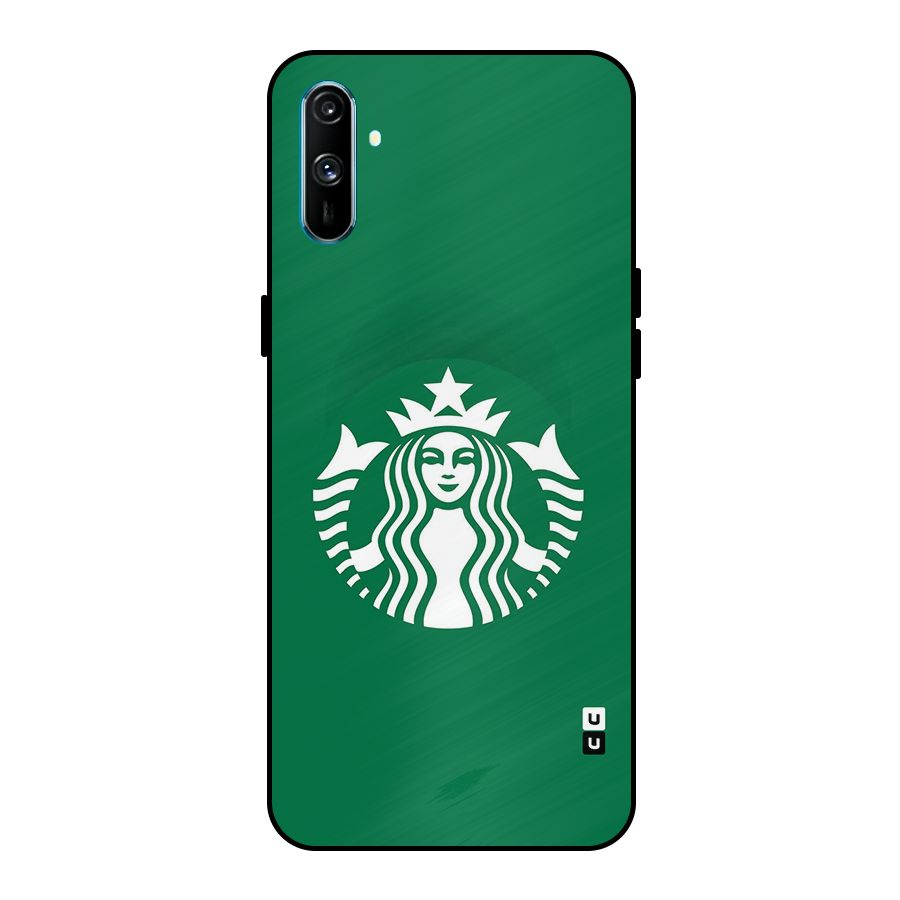 Lady StarBucks Metal Back Case for Realme C3