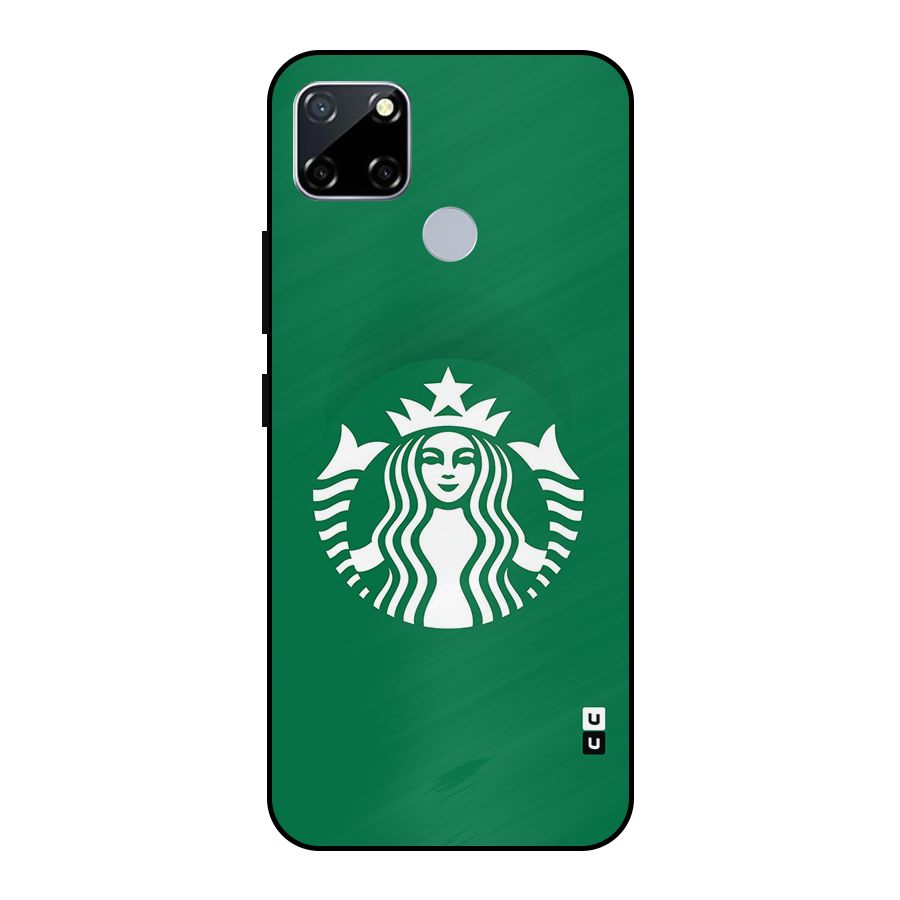 Lady StarBucks Metal Back Case for Realme Narzo 20