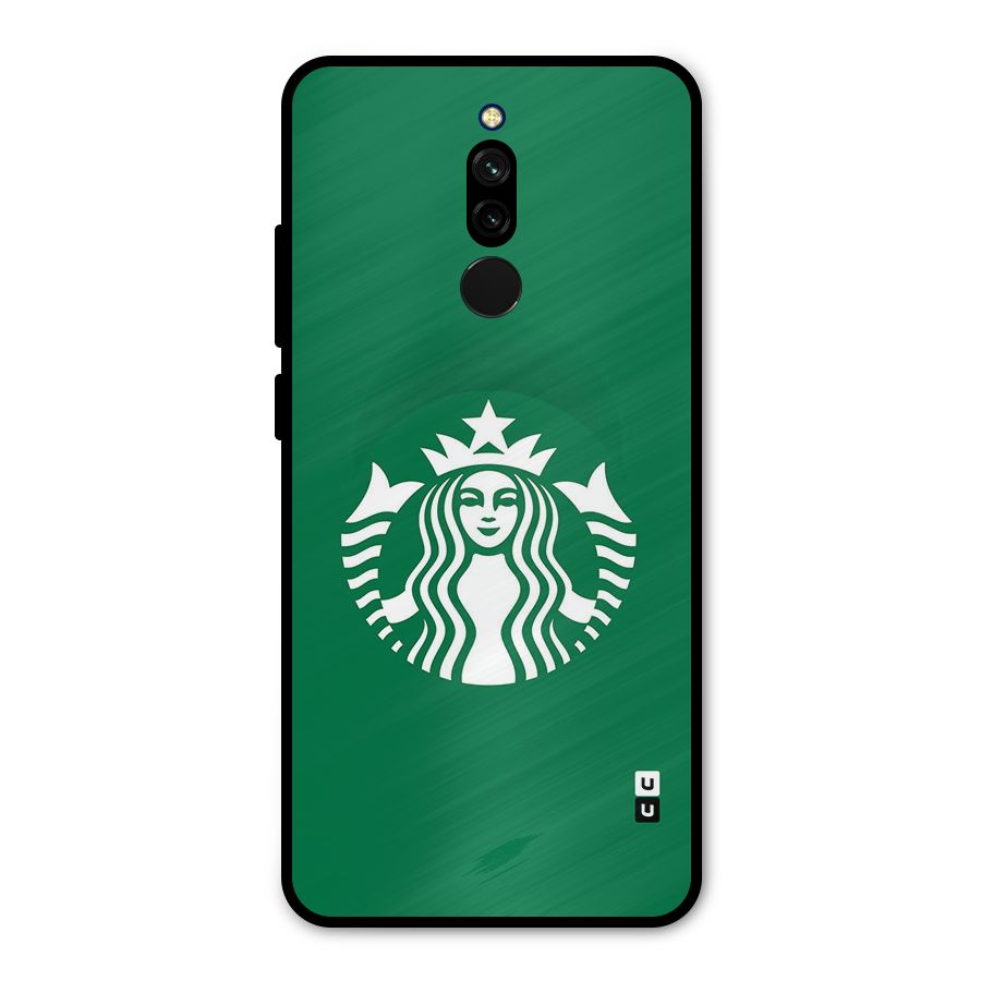 Lady StarBucks Metal Back Case for Redmi 8