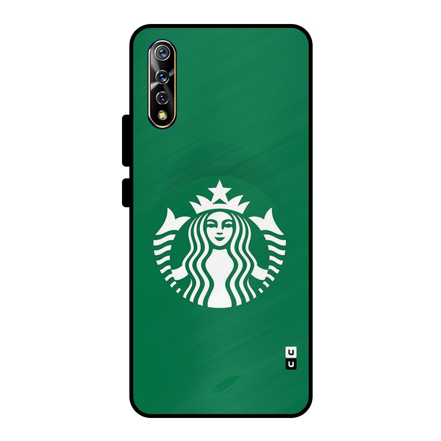 Lady StarBucks Metal Back Case for Vivo S1