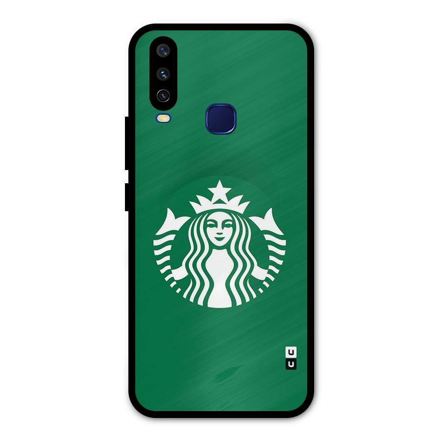 Lady StarBucks Metal Back Case for Vivo V17