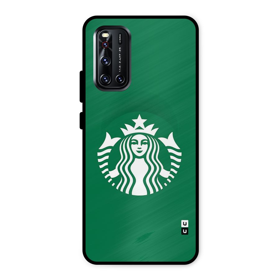 Lady StarBucks Metal Back Case for Vivo V19