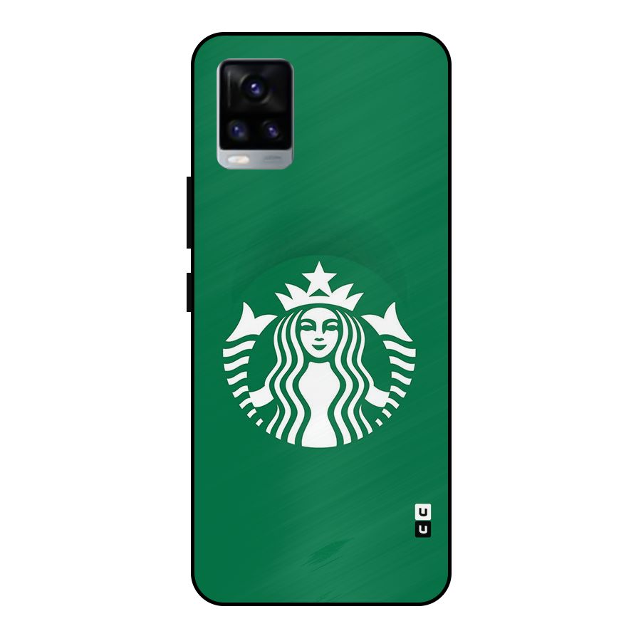 Lady StarBucks Metal Back Case for Vivo V20