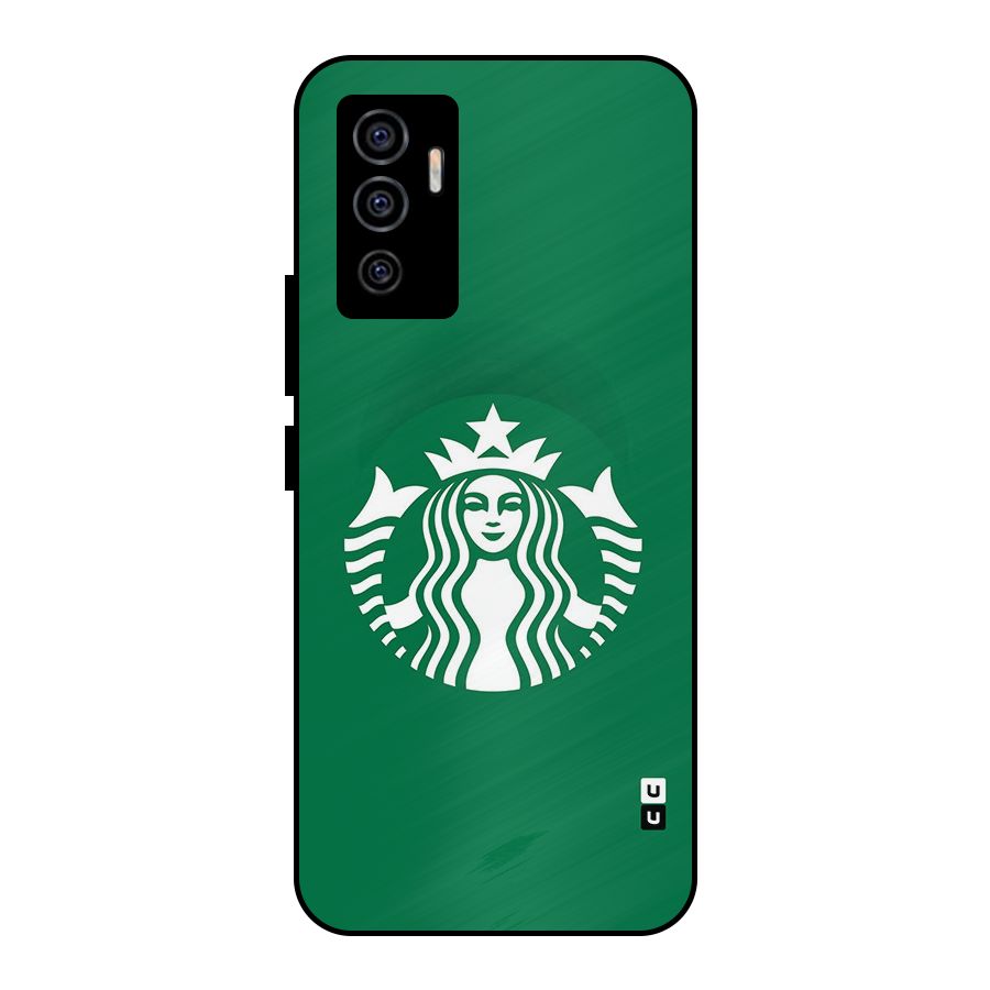 Lady StarBucks Metal Back Case for Vivo V23e