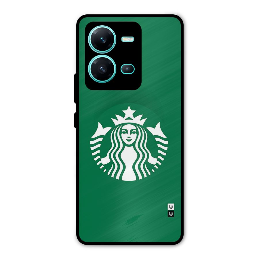 Lady StarBucks Metal Back Case for Vivo V25