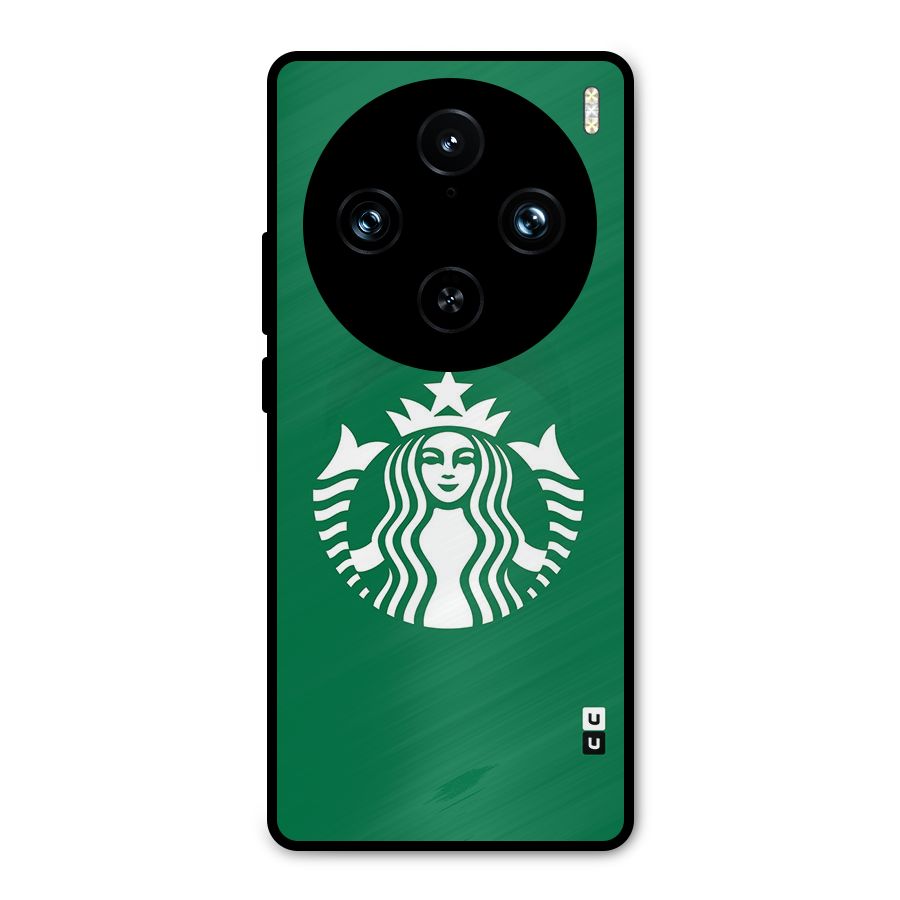 Lady StarBucks Metal Back Case for Vivo X100 Pro