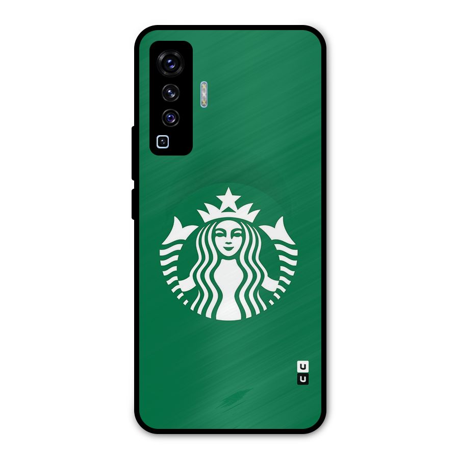 Lady StarBucks Metal Back Case for Vivo X50