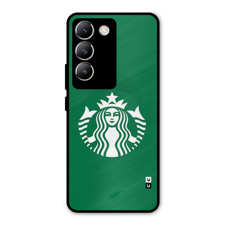Lady StarBucks Metal Back Case for Vivo Y200e