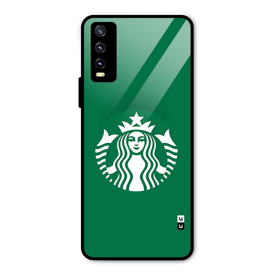 Lady StarBucks Metal Back Case for Vivo Y20g