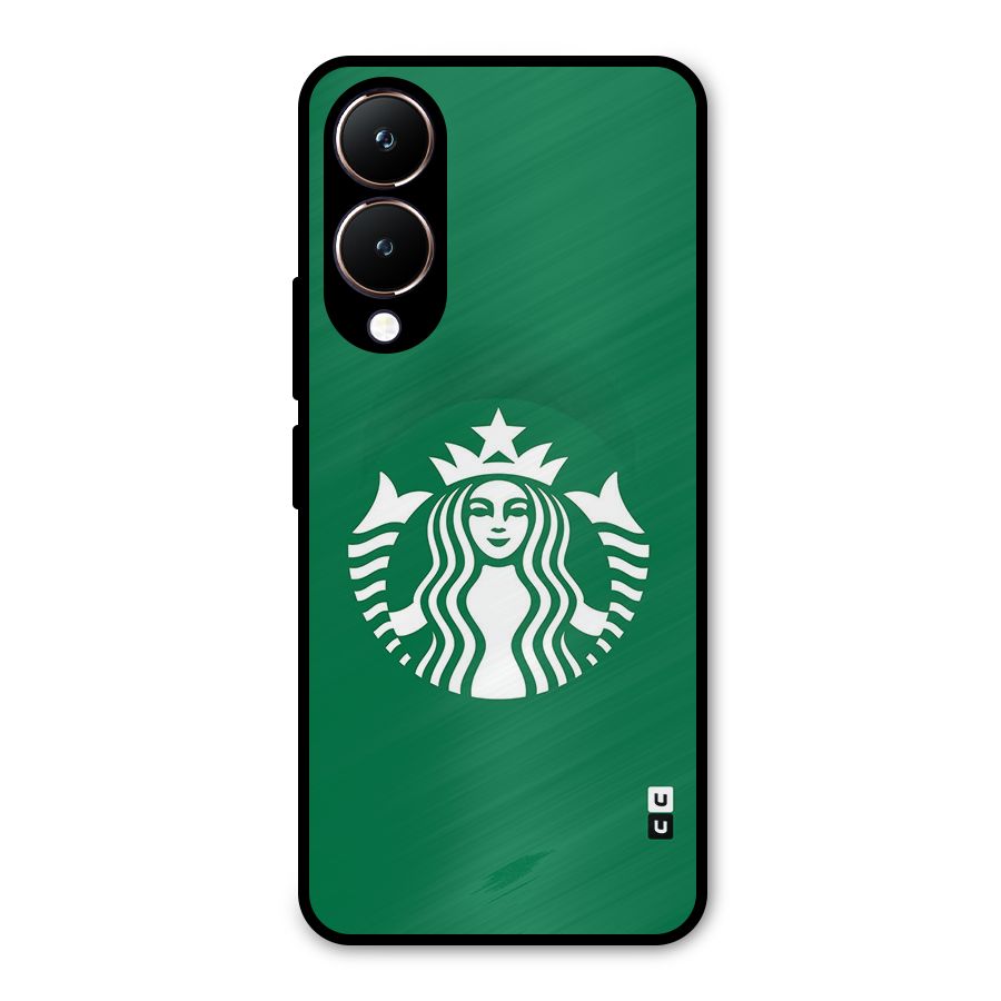 Lady StarBucks Metal Back Case for Vivo Y28