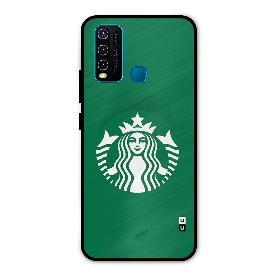 Lady StarBucks Metal Back Case for Vivo Y50