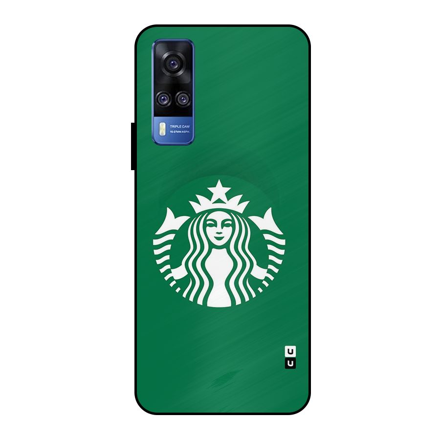 Lady StarBucks Metal Back Case for Vivo Y51