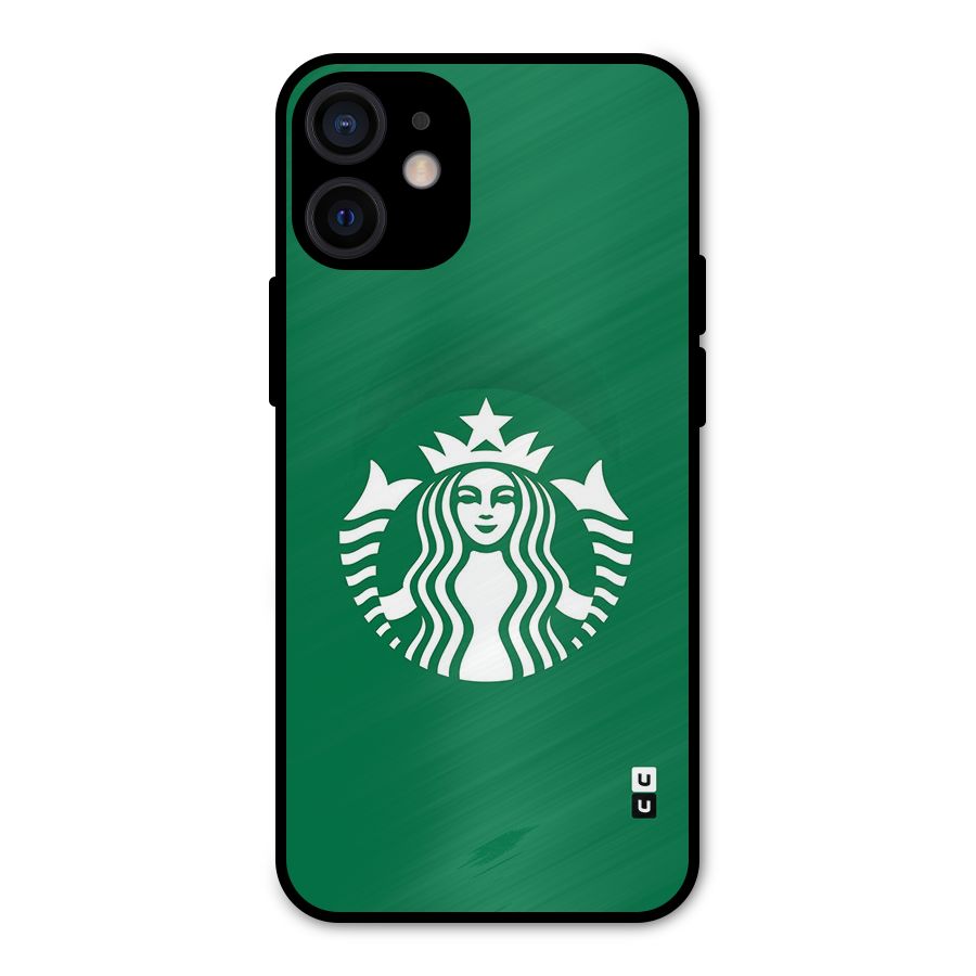 Lady StarBucks Metal Back Case for iPhone 12 Mini