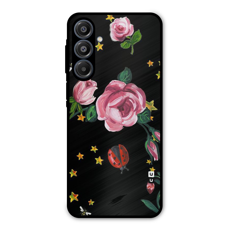 Ladybird And Floral Metal Back Case for Galaxy A16 5G