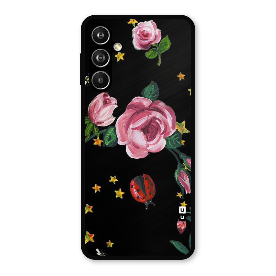 Ladybird And Floral Metal Back Case for Samsung Galaxy M54