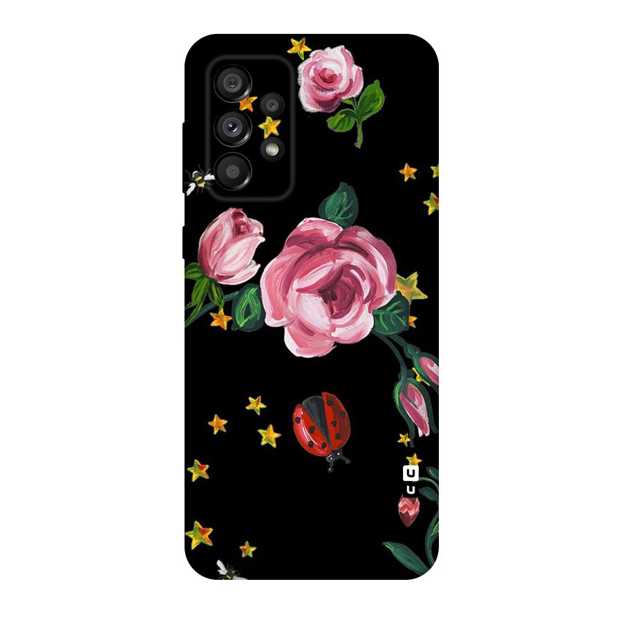 Ladybird And Floral Original Polycarbonate Back Case for Galaxy A73 5G
