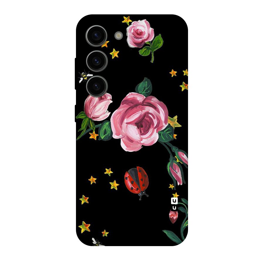 Ladybird And Floral Original Polycarbonate Back Case for Galaxy S23
