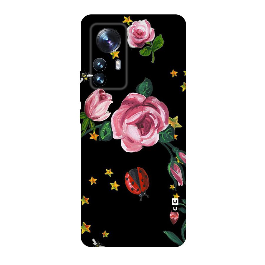 Ladybird And Floral Original Polycarbonate Back Case for Xiaomi 12 Pro