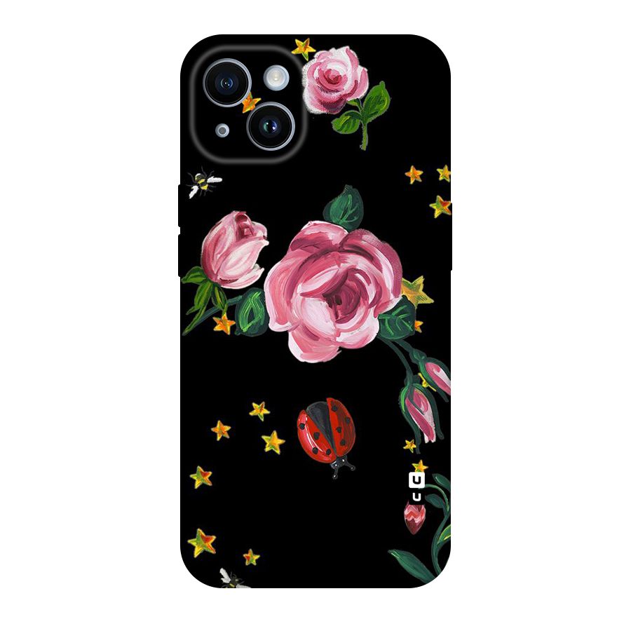 Ladybird And Floral Original Polycarbonate Back Case for iPhone 14