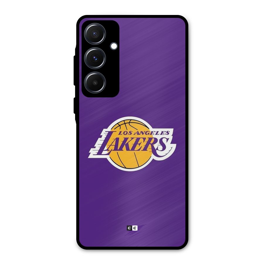 Lakers Angles Metal Back Case for Galaxy A55