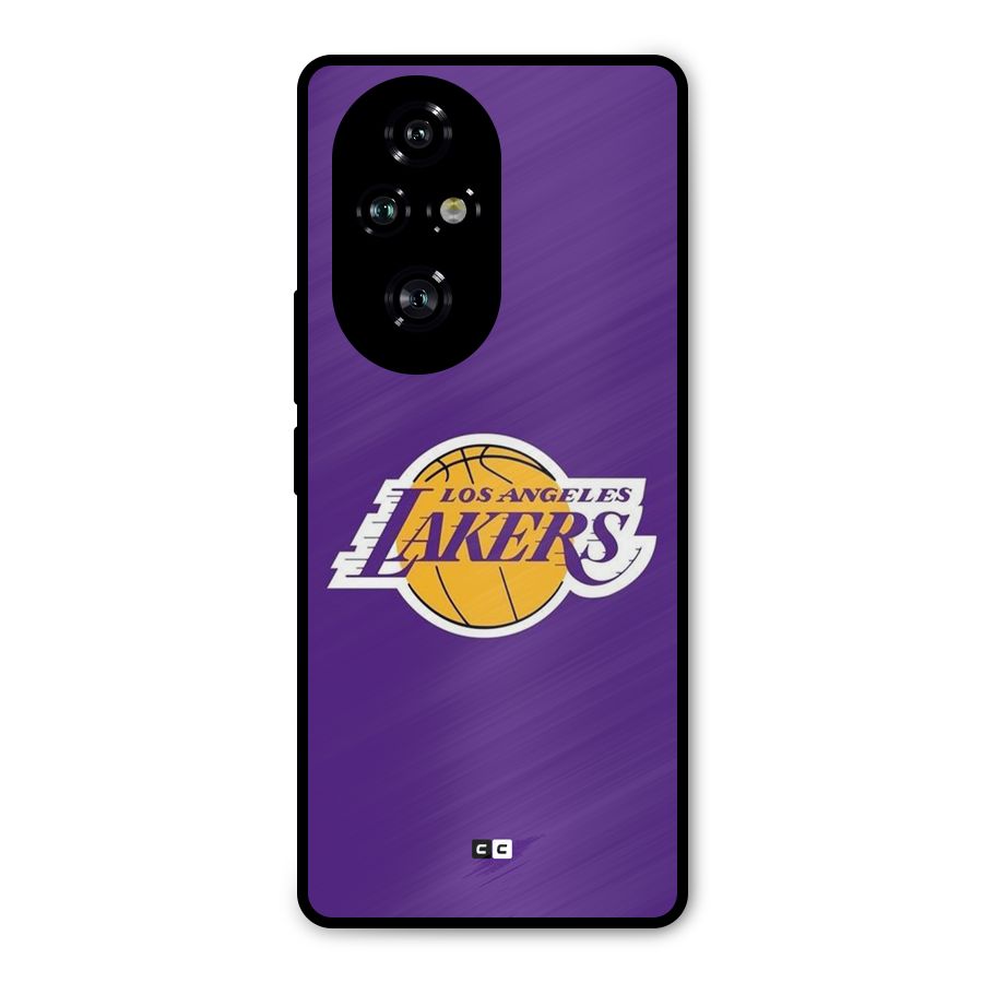 Lakers Angles Metal Back Case for Honor 200 Pro