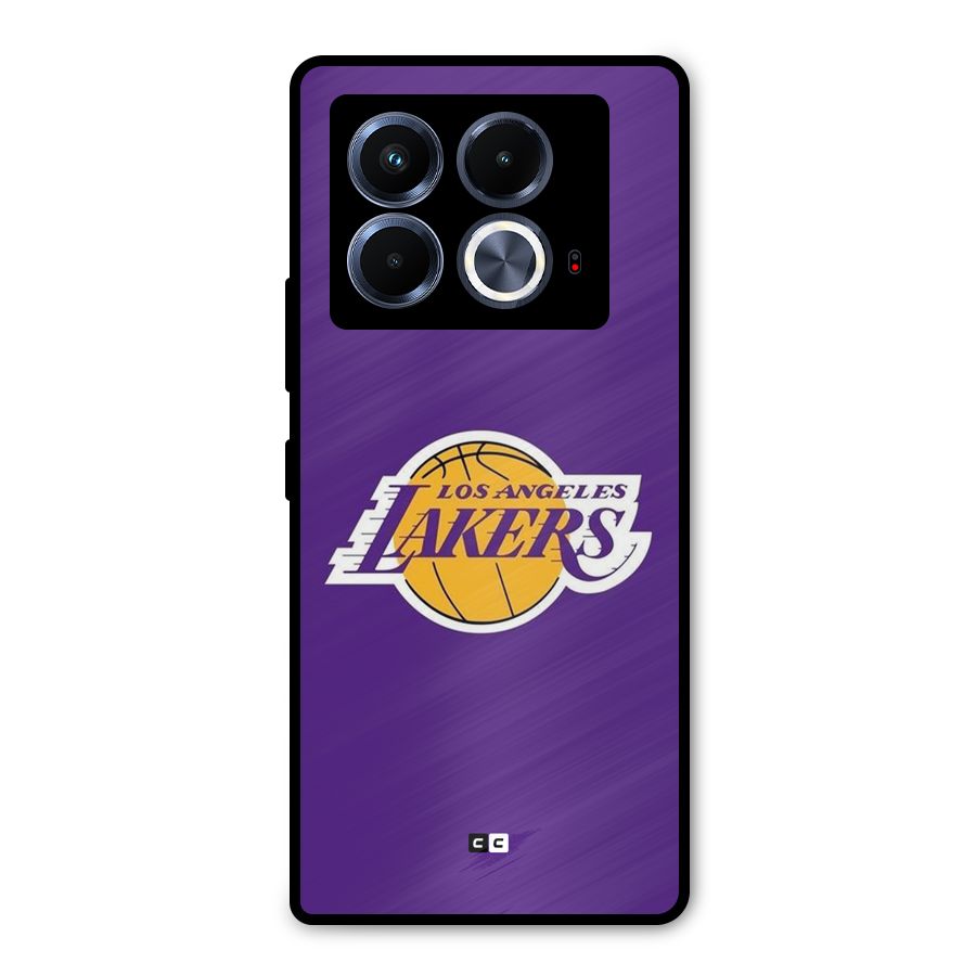 Lakers Angles Metal Back Case for Infinix Note 40 5G