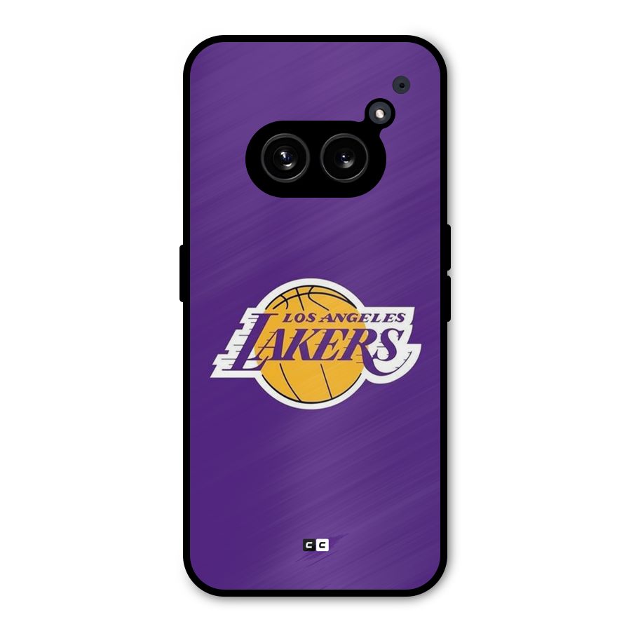 Lakers Angles Metal Back Case for Nothing Phone 2a Plus
