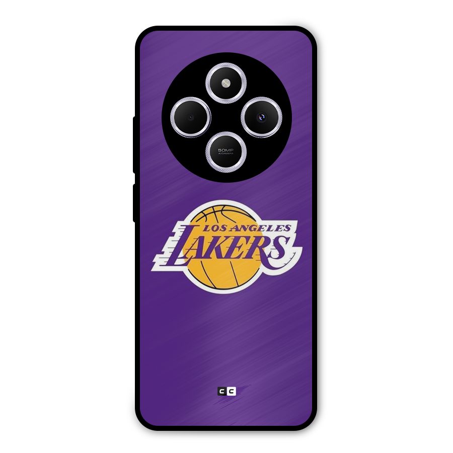 Lakers Angles Metal Back Case for Poco C75 5G