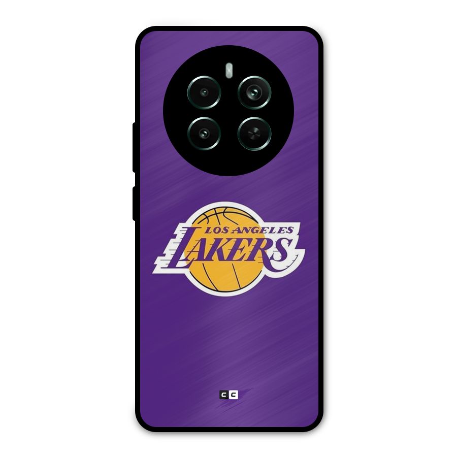 Lakers Angles Metal Back Case for Realme 12 Plus