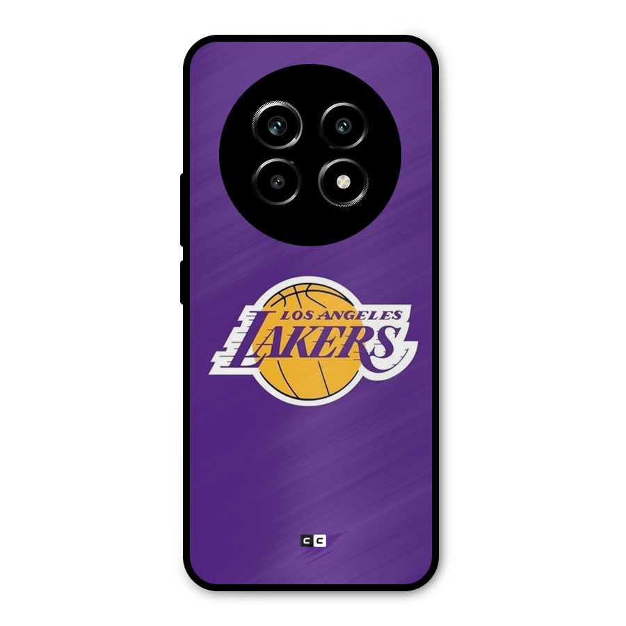 Lakers Angles Metal Back Case for Realme 13 Pro
