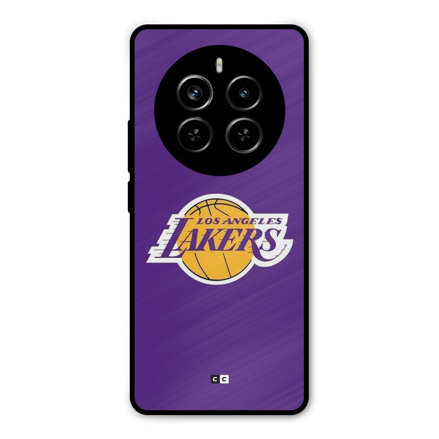Lakers Angles Metal Back Case for Realme P1 Pro