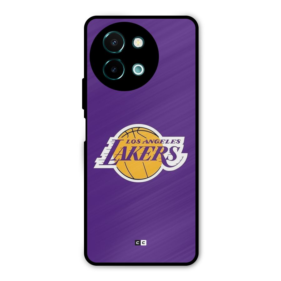 Lakers Angles Metal Back Case for Vivo Y58