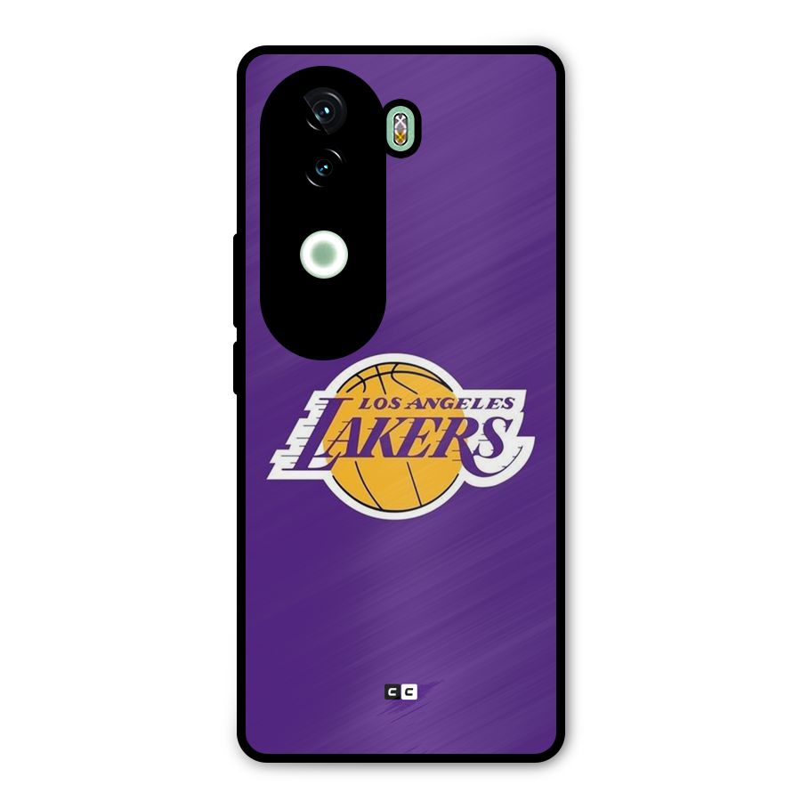 Lakers Angles Metal Back Case for iQOO Z9s