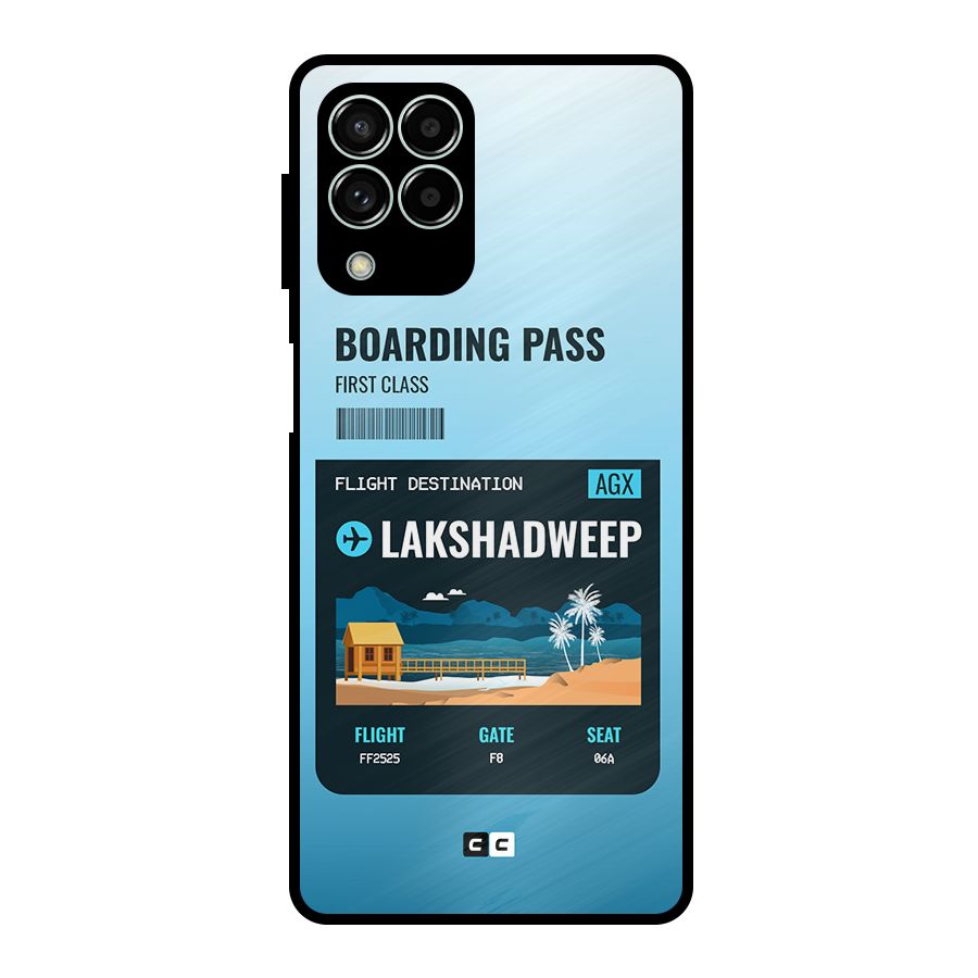 Lakshadweep Boarding Pass Metal Back Case for Galaxy M33