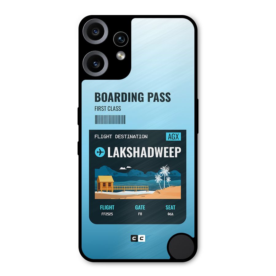 Lakshadweep Boarding Pass Metal Back Case for Nothing CMF Phone 2 Pro