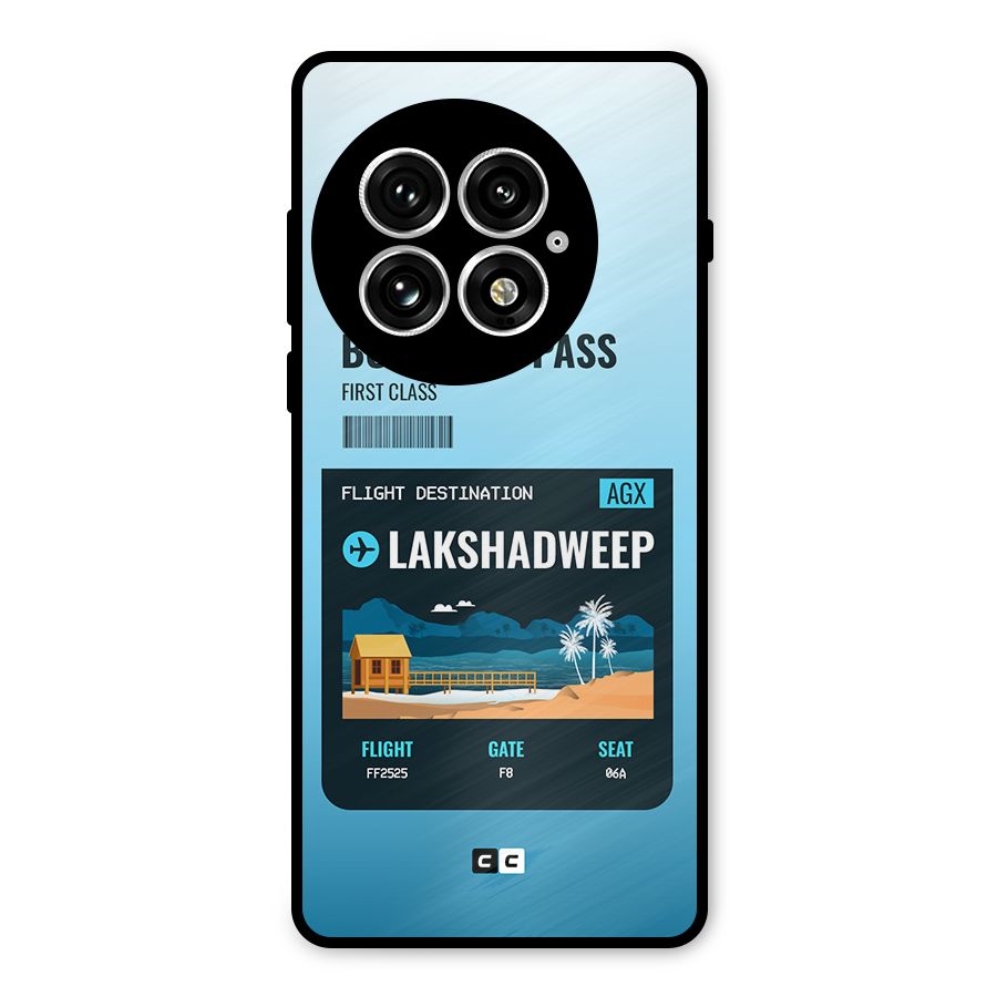 Lakshadweep Boarding Pass Metal Back Case for OnePlus 13