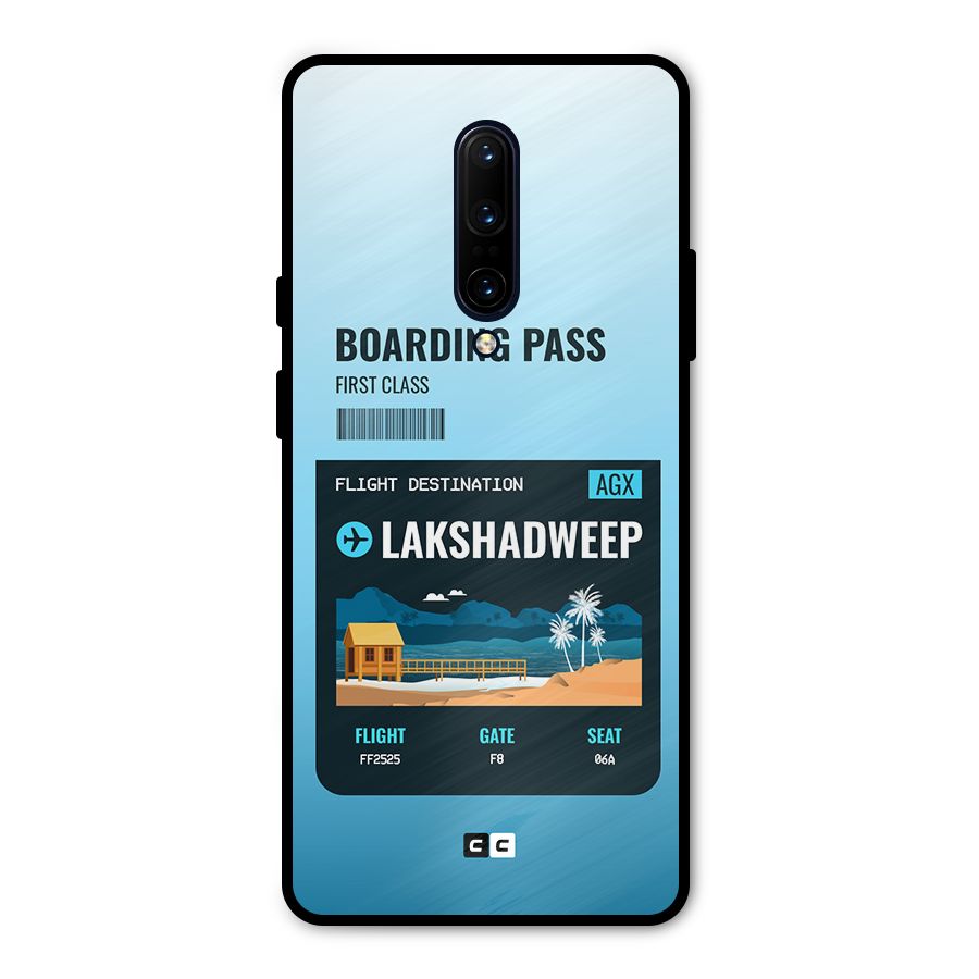 Lakshadweep Boarding Pass Metal Back Case for OnePlus 7 Pro