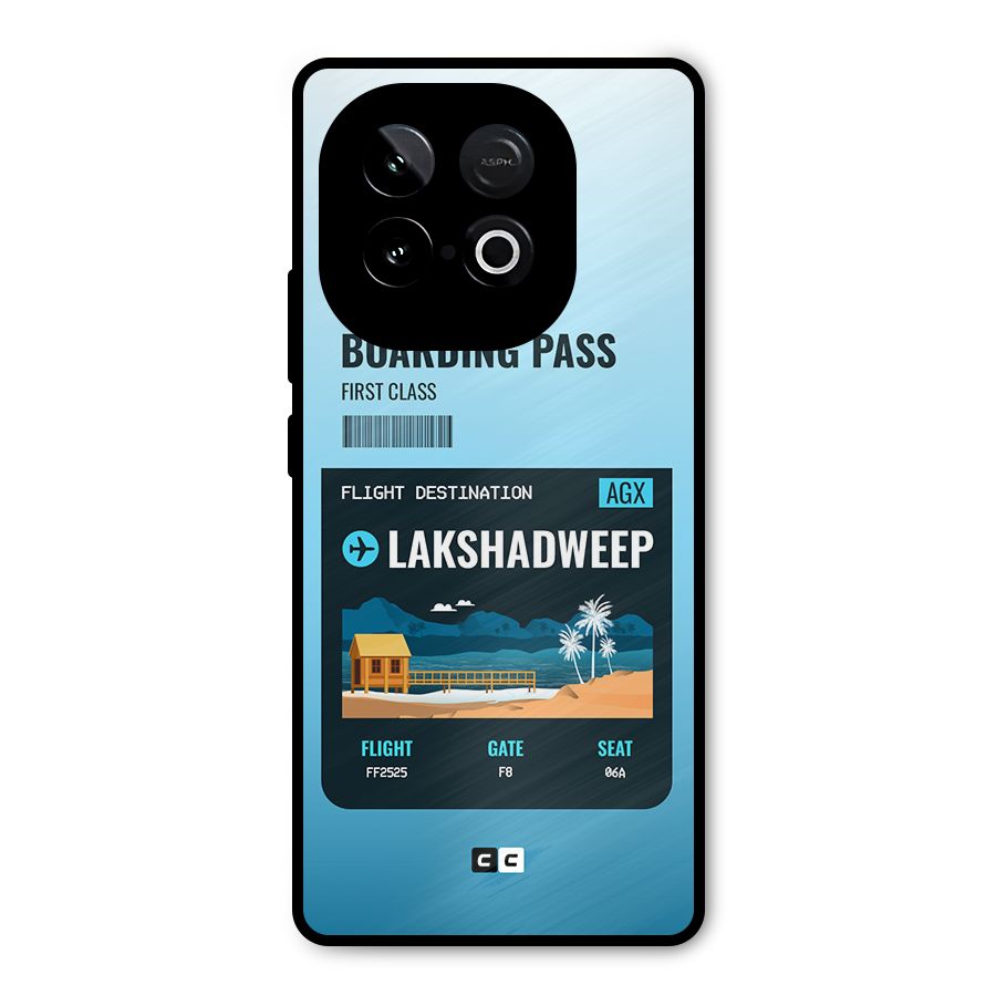 Lakshadweep Boarding Pass Metal Back Case for iQOO Neo 10