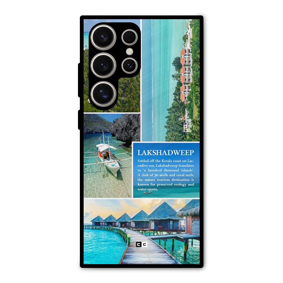 Lakshadweep Collage Metal Back Case for Galaxy S24 Ultra