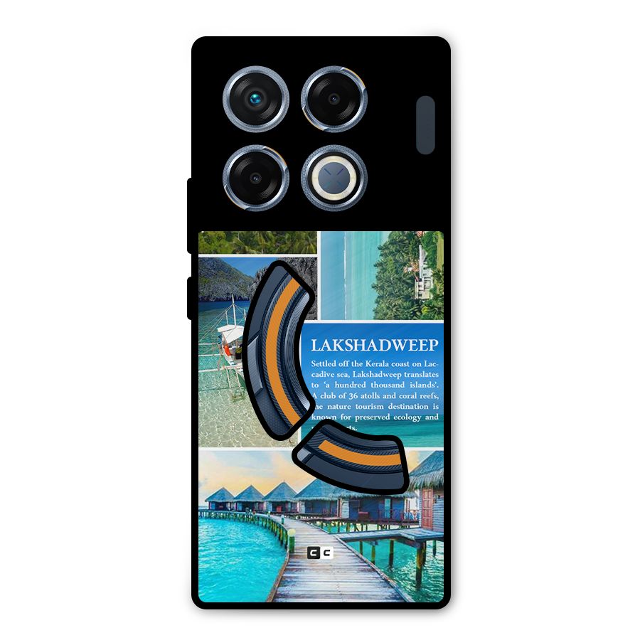 Lakshadweep Collage Metal Back Case for Infinix GT 20 Pro