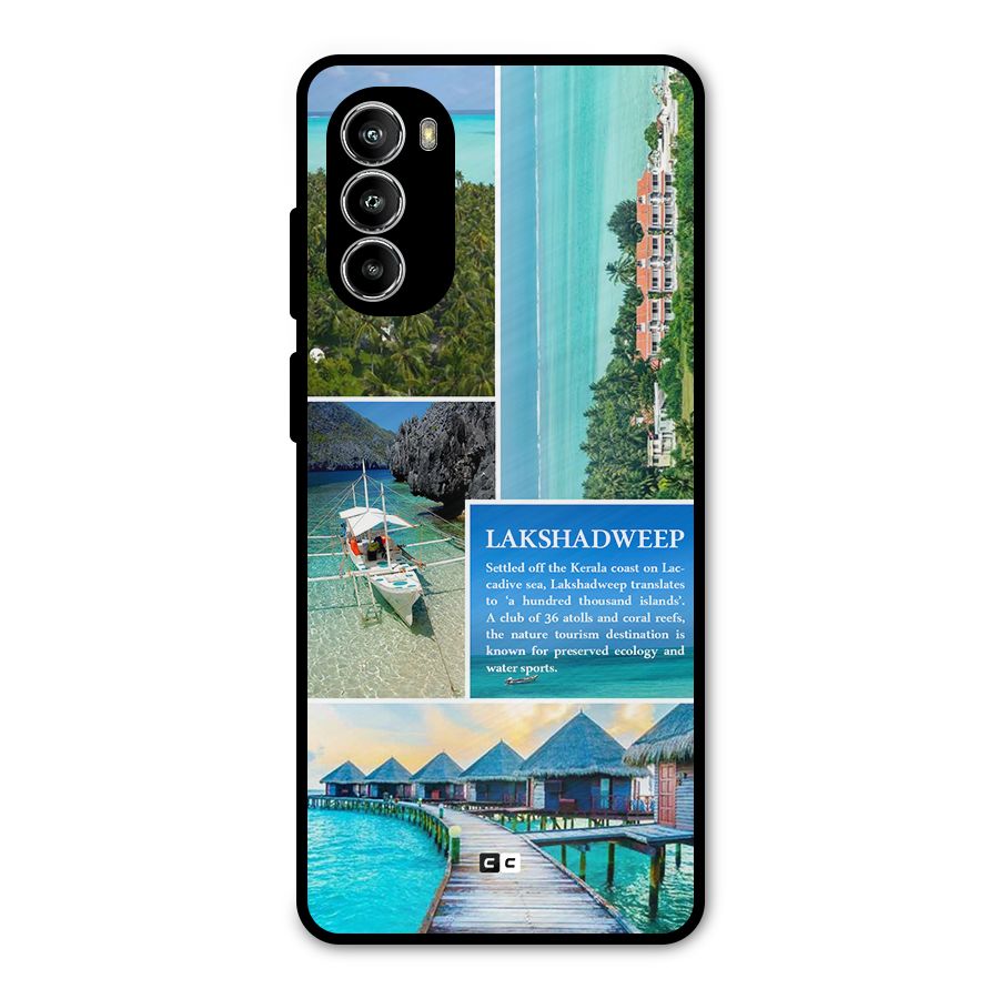 Lakshadweep Collage Metal Back Case for Moto G52