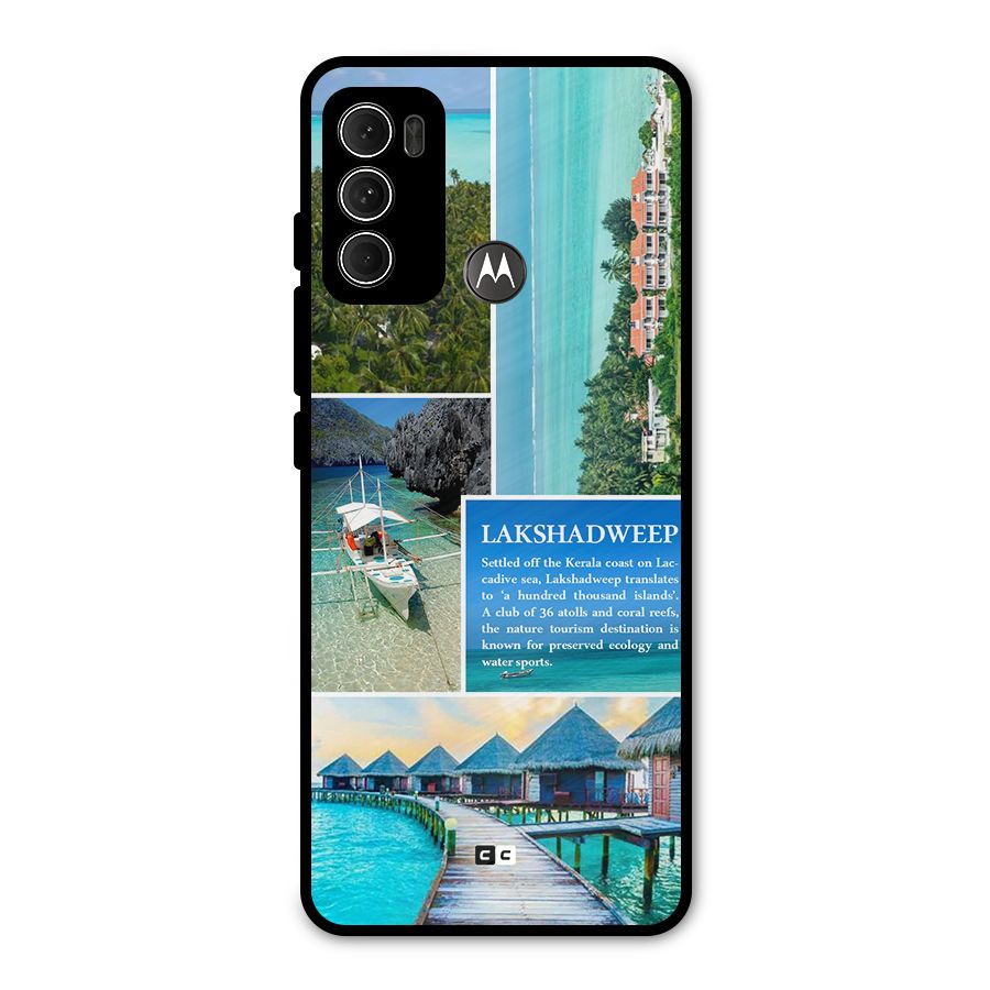 Lakshadweep Collage Metal Back Case for Moto G60