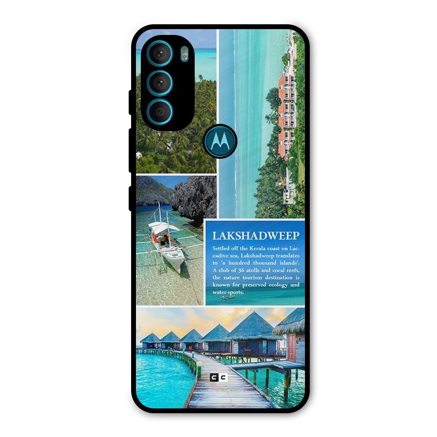 Lakshadweep Collage Metal Back Case for Moto G71 5G