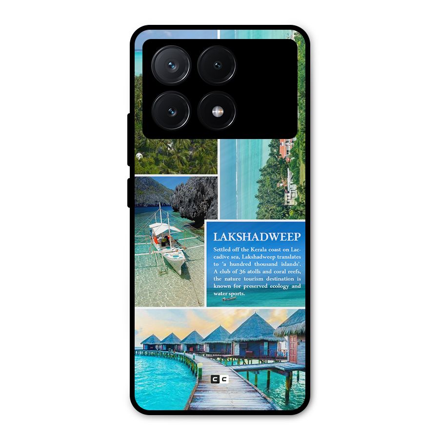 Lakshadweep Collage Metal Back Case for Poco X6 Pro